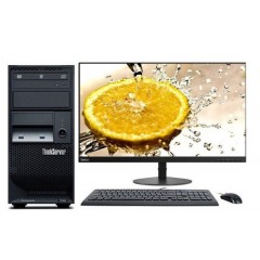 聯(lián)想（ThinkServer）TS250塔式服務(wù)器主機 E3-1225V6 +21.5英寸IPS顯示 16GB /128G固態(tài)/2×1T/RAID1