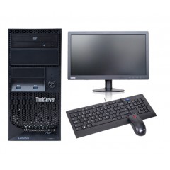 聯(lián)想（Lenovo） TS250 服務(wù)器 塔式服務(wù)器 服務(wù)器主機 E3-1225v6+19.5顯示器 16G內(nèi)存丨3x1T硬盤丨RAID5