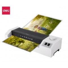 得力（deli）A3全金屬大功率塑封機(jī) 冷裱/熱裱多功能過塑機(jī) 多檔位溫度 33989