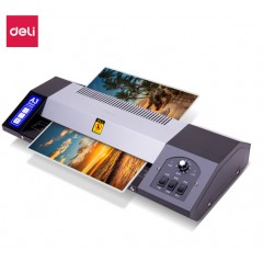 得力（deli） 3890 全金屬大功率塑封機(jī)/過塑機(jī) 冷裱/熱裱功能 多檔位溫度 A3